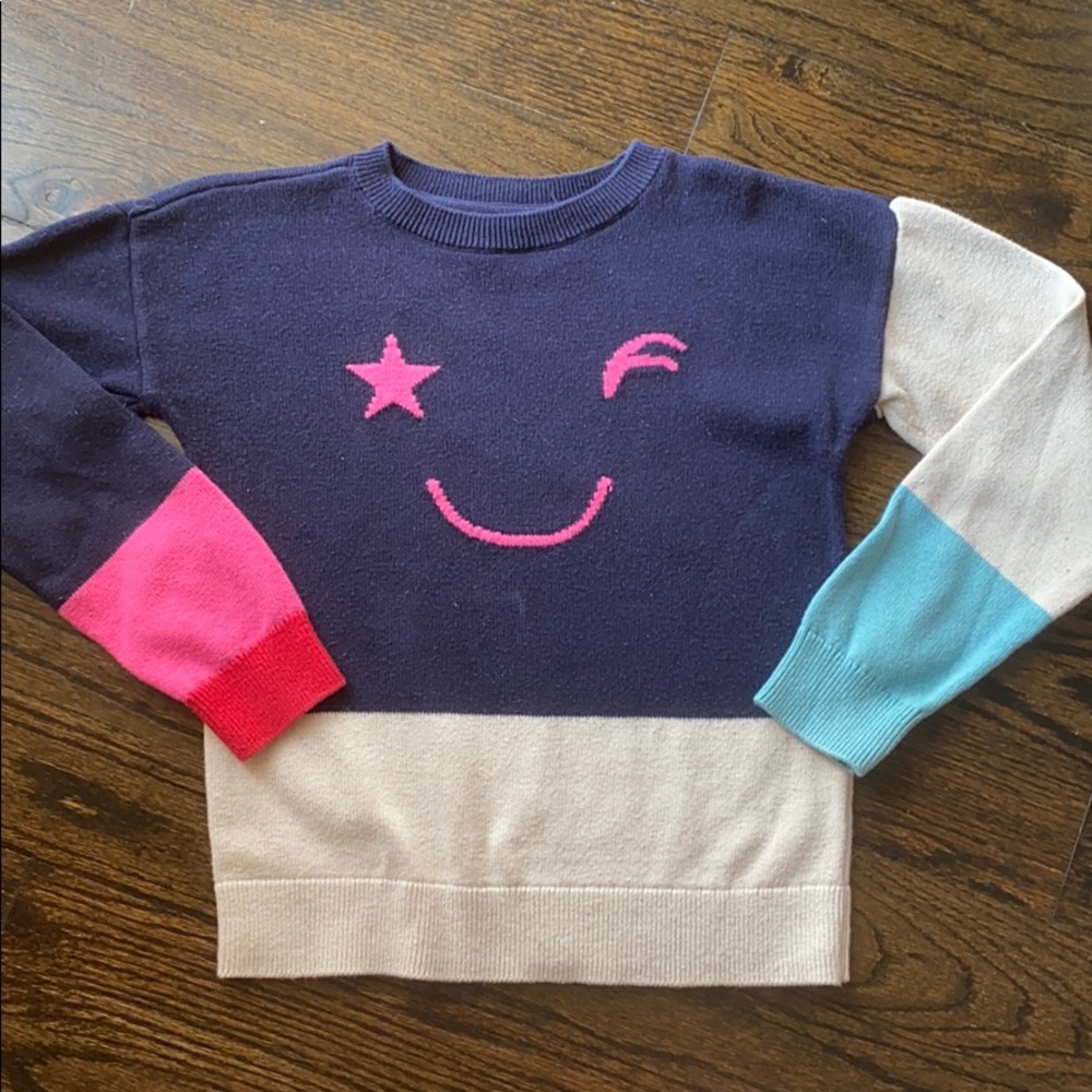 Gap smiley face sweater